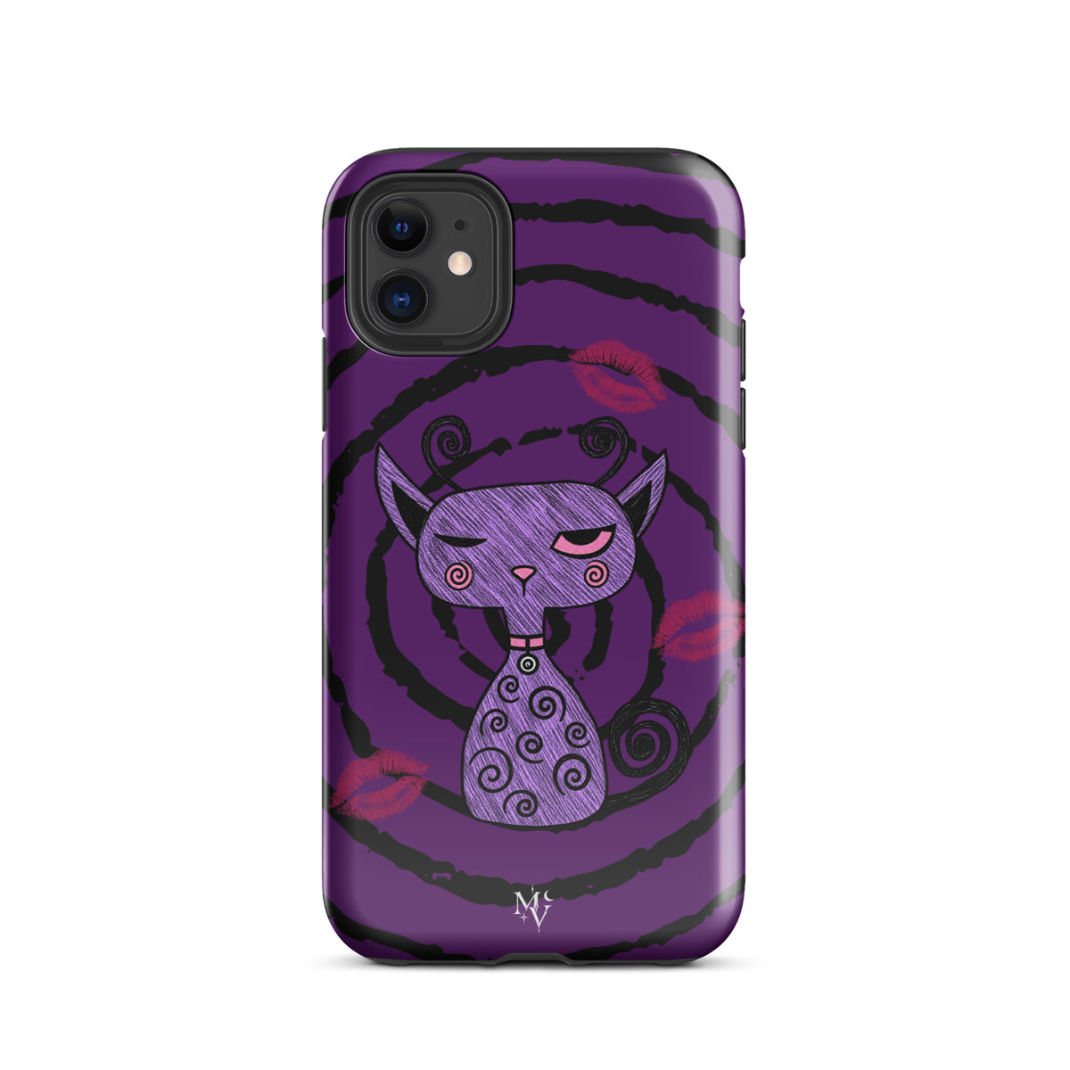 002C — Spellawhisk | Valley Cats Collection — Tough iPhone Case — hand-drawn iPhone case by Midnight Valley