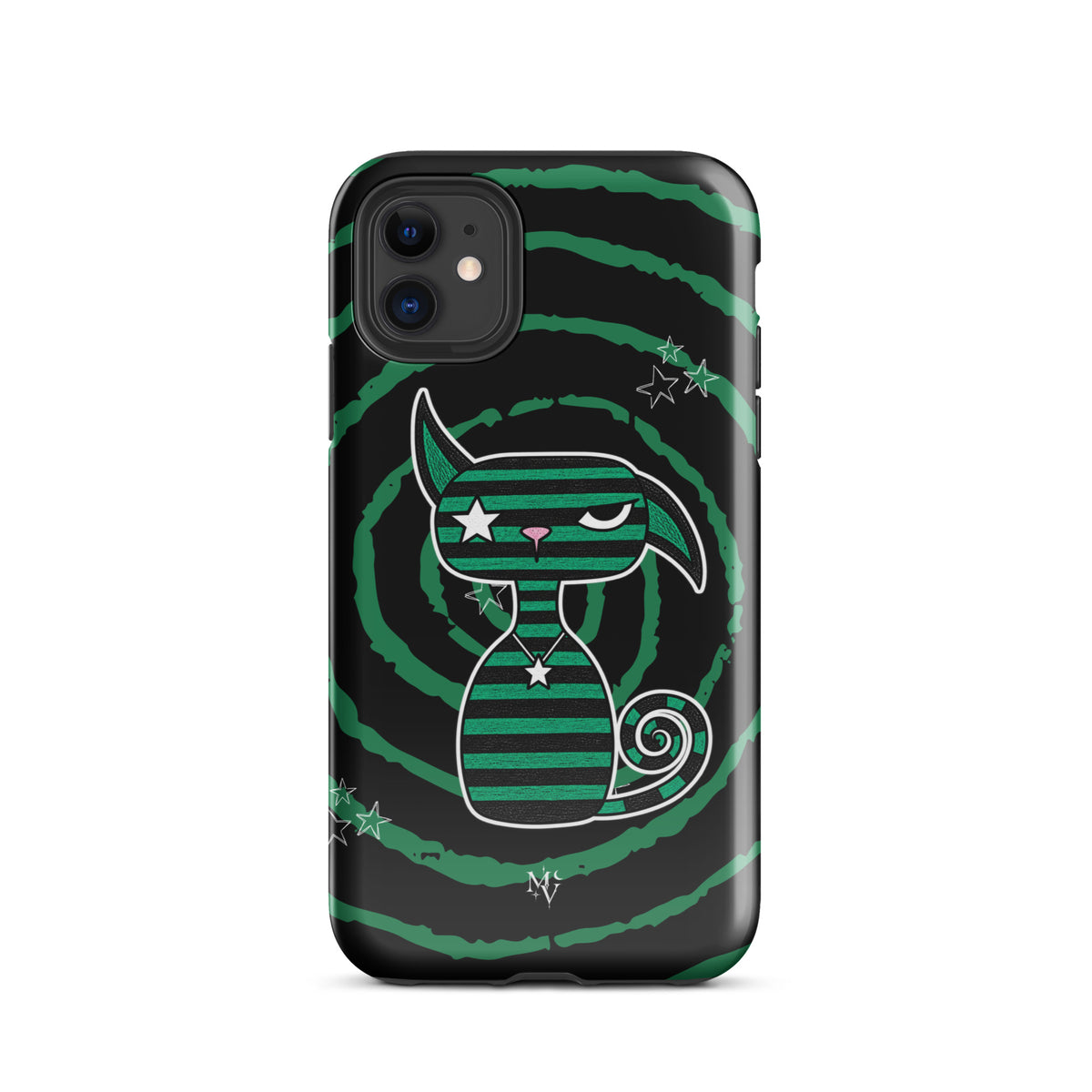 003C — Whimsy Mew | Valley Cats Collection — Tough iPhone Case — hand-drawn iPhone case by Midnight Valley